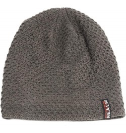 Thick Unisex Mens Lined Warm Hat Knit Winter Baseball Caps Orioles Floppy Hat Coffee $7.78 Skullies & Beanies