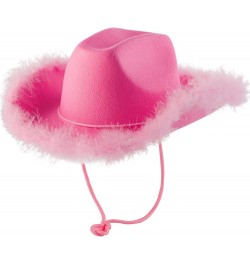 Adult Western Fashion Hat Cowboy Wide Brim Sun Cap Cowgirl Fedora Cattleman Wide Brim Western Cowboy Hats A-pink $6.87 Cowboy...