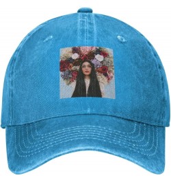 Qveen Herby Baseball Cap for Men Women Classic Vintage Denim Running Sports Trucker Hat Black Blue $10.89 Baseball Caps