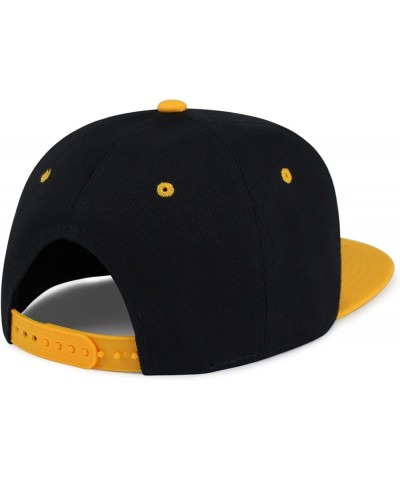 Korean Heart Finger Hip-Hop Snapback Hat Embroidered Baseball Cap Korea Sign 24. Black/Yellow $12.49 Baseball Caps