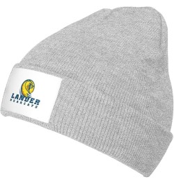 Lander University Logo Classic Warm Winter Knit Cap Fleece Lined Beanie Hat Gray $12.59 Skullies & Beanies