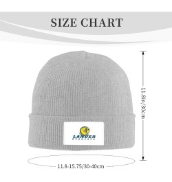 Lander University Logo Classic Warm Winter Knit Cap Fleece Lined Beanie Hat Gray $12.59 Skullies & Beanies