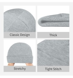 Lander University Logo Classic Warm Winter Knit Cap Fleece Lined Beanie Hat Gray $12.59 Skullies & Beanies