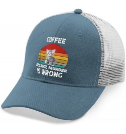 Gifts for Women Hats Coffee Because Murder is Wrong Hat and Birthday Cute Hats and Funny Travel Hats and Skyblue $9.65 Cowboy...