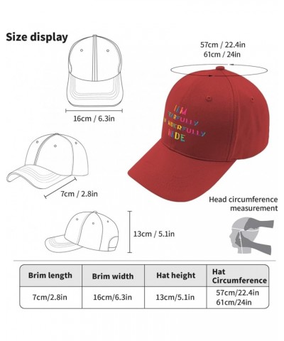 I Am Fearfully Wonderfully Made hat Happy dad hat hat for Women Gifts for Grandma Running Cap Red $9.38 Baseball Caps