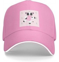 Design Name Pattern Casual Fashion Baseball Cap Black : Comfortable, Light Pink $10.02 Baseball Caps