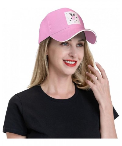 Design Name Pattern Casual Fashion Baseball Cap Black : Comfortable, Light Pink $10.02 Baseball Caps