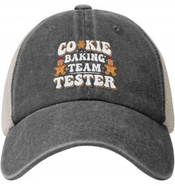 Cokie Baking Team Tester Baseball Cap for Women Mens Hats Retro Mesh Caps Dad Hat Deep Heather $13.54 Baseball Caps