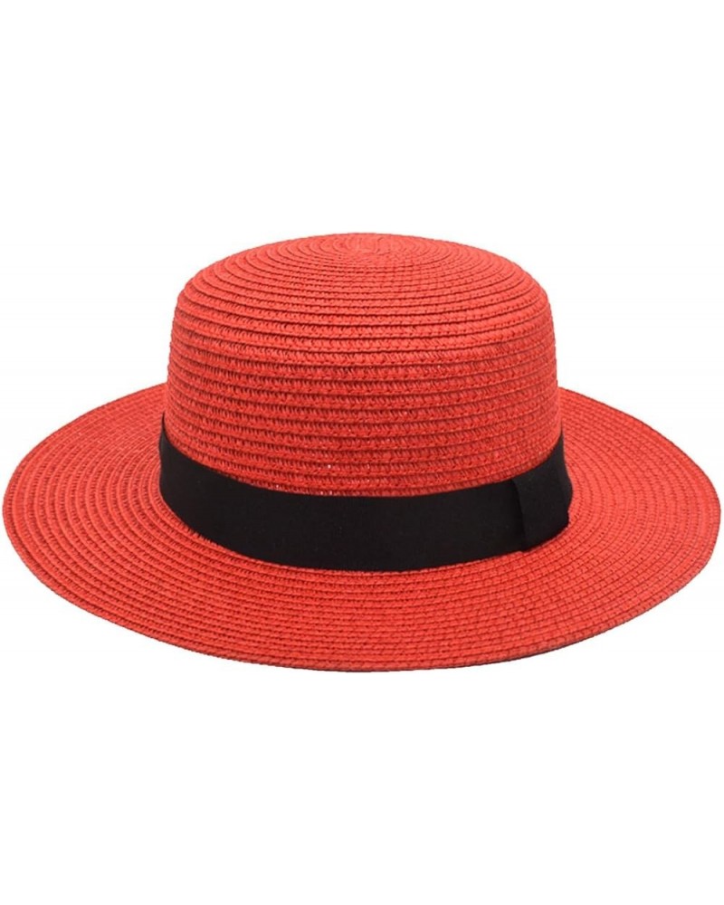 Fashionable Fedora Fedoras Men Wide for Women Dress Hat Women's and Hats Baseball Caps Casual Cap Red 1 $9.67 Fedoras