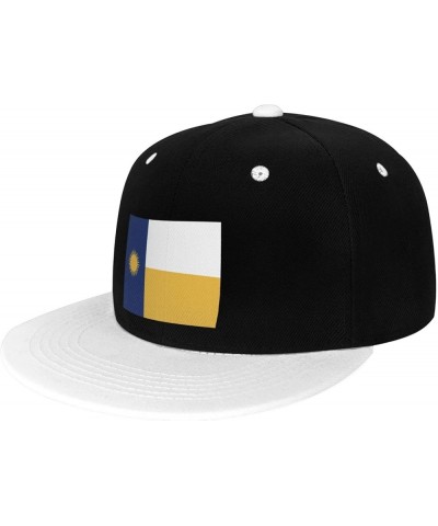 Flag of Sunnyvale, Texas Snapback Hat for Men Women Baseball Cap Trucker Flat Bill Hats Dad Caps White $13.82 Baseball Caps