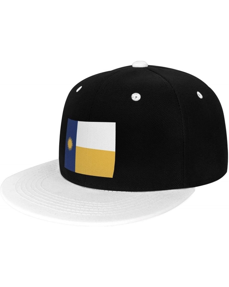 Flag of Sunnyvale, Texas Snapback Hat for Men Women Baseball Cap Trucker Flat Bill Hats Dad Caps White $13.82 Baseball Caps