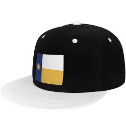 Flag of Sunnyvale, Texas Snapback Hat for Men Women Baseball Cap Trucker Flat Bill Hats Dad Caps White $13.82 Baseball Caps