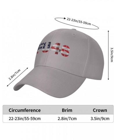 FU Anti Biden Pro Trump Hat Adult Adjustable Classic Casquette hat Baseball Cap Gray $10.59 Baseball Caps