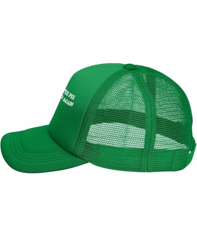 Make Pee Pee Poo Poo Again Baseball Cap for Men Women Adjustable Mesh Trucker Hat Black Green $10.67 Baseball Caps