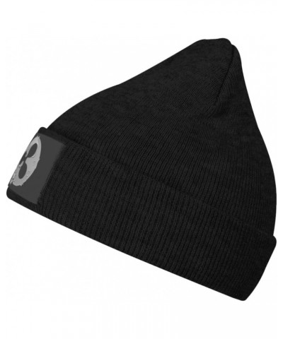 Ripple Crypto Winter Unisex Rollup Edge Knit Hat Warm Hat Slouchy Hats Black $11.53 Skullies & Beanies