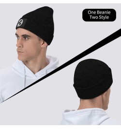 Ripple Crypto Winter Unisex Rollup Edge Knit Hat Warm Hat Slouchy Hats Black $11.53 Skullies & Beanies