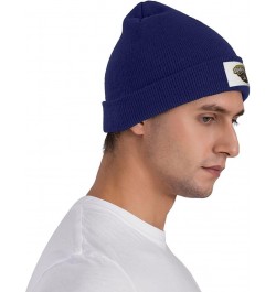 Bradenton Marauders Stretch Beanie Knit Hat for Men Women Winter Fall Spring Warm Cap Navy Blue $10.07 Skullies & Beanies