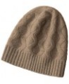 100% Cashmere Knitted Headgears for Women Soft Warm Beanie Hat Solid Casual Hedging Cap Skullies 11 Khaki9 $30.36 Skullies & ...