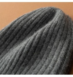 100% Cashmere Knitted Headgears for Women Soft Warm Beanie Hat Solid Casual Hedging Cap Skullies 11 Khaki9 $30.36 Skullies & ...