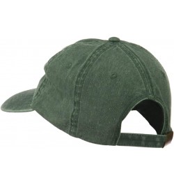 Yin and Yang Logo Embroidered Pigment Dyed Cap Dk Green $17.13 Baseball Caps