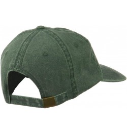 Yin and Yang Logo Embroidered Pigment Dyed Cap Dk Green $17.13 Baseball Caps