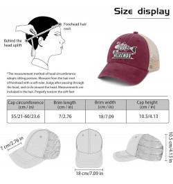 Hat for Womens Funny Fishing Tennis Hat Men AllBlack Cycling Cap Plain for Graphic Designer Deep Rose $9.22 Baseball Caps