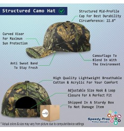 Camo Baseball Cap Paso Fino Horses Cotton Hunting Dad Hats for Men & Women Forest Tree Green Personalized Text Here $14.40 Ba...