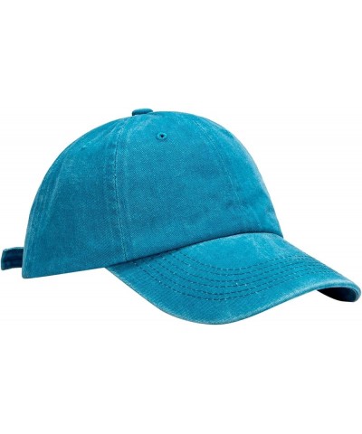 Mens and Womens Summer Fashion Casual Sunscreen Baseball Caps Cap Hats Mens Dry Fir Light Blue $9.53 Fedoras