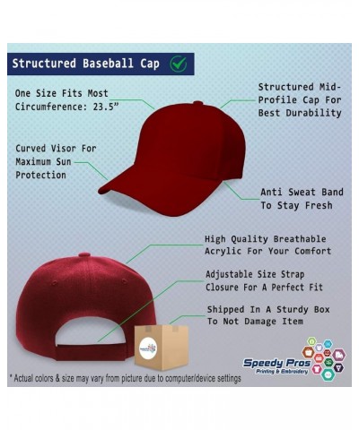 Custom Baseball Cap Locust Insects Nature Acrylic Biology Dad Hats for Men and Women Burgundy Personalized Text Here $12.15 B...