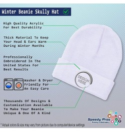 Beanies for Men Funny Donkey Embroidery Winter Hats for Women Acrylic Skull Cap 1 Size White Personalized Text Here $15.02 Sk...