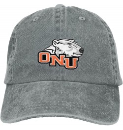 Ohio Northern University Logo Cowboy Hats，Unisex Adjustable for Hat Baseball Cap Casquette Gray $8.54 Cowboy Hats