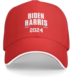 Biden Harris 2024 Biden 2024 Baseball Cap Women Trucker Hat for Men Dad Hat Adjustable Snapback Hat Cowboy Hat Black Red $10....