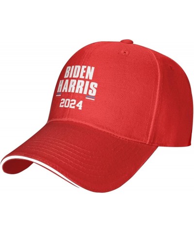 Biden Harris 2024 Biden 2024 Baseball Cap Women Trucker Hat for Men Dad Hat Adjustable Snapback Hat Cowboy Hat Black Red $10....