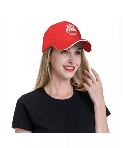 Biden Harris 2024 Biden 2024 Baseball Cap Women Trucker Hat for Men Dad Hat Adjustable Snapback Hat Cowboy Hat Black Red $10....