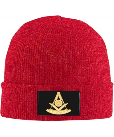 Past Master Jewel Beanie Hat Men Winter Knit Hat Women Slouchy Skull Cap Knitted Hat Sleep Caps Hedging Hat Black Red $10.15 ...