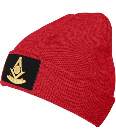 Past Master Jewel Beanie Hat Men Winter Knit Hat Women Slouchy Skull Cap Knitted Hat Sleep Caps Hedging Hat Black Red $10.15 ...