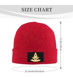 Past Master Jewel Beanie Hat Men Winter Knit Hat Women Slouchy Skull Cap Knitted Hat Sleep Caps Hedging Hat Black Red $10.15 ...