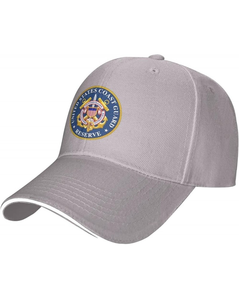 United States Coast Guard Mans Women's Baseball Cap Fashion Adjustable Baseball Cap Unisex Outdoors Cap Gray $12.22 Baseball ...