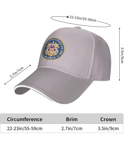 United States Coast Guard Mans Women's Baseball Cap Fashion Adjustable Baseball Cap Unisex Outdoors Cap Gray $12.22 Baseball ...