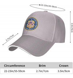 United States Coast Guard Mans Women's Baseball Cap Fashion Adjustable Baseball Cap Unisex Outdoors Cap Gray $12.22 Baseball ...