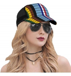 Armed Forces Expeditionary Medal Ribbon Baseball Cap for Men Women Breathable Mesh Back Baseball Caps Casual Outdoor Hat Adju...