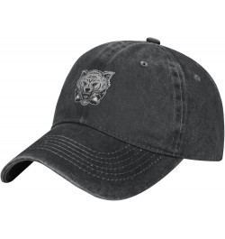 Angry Wolf Baseball Cap for Men Women Hats Cotton Trucker Caps Adjustable Dad Hat Black $9.38 Baseball Caps