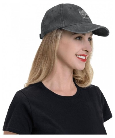 Angry Wolf Baseball Cap for Men Women Hats Cotton Trucker Caps Adjustable Dad Hat Black $9.38 Baseball Caps