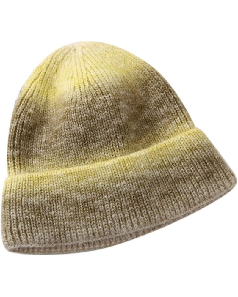 Winter Hat Set Warm Knitted Slouchy Thick Baggy Cap for Men Gifts Gifts Christmas Thanksgiving H $7.49 Skullies & Beanies