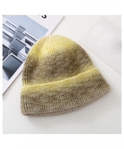 Winter Hat Set Warm Knitted Slouchy Thick Baggy Cap for Men Gifts Gifts Christmas Thanksgiving H $7.49 Skullies & Beanies