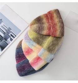 Winter Hat Set Warm Knitted Slouchy Thick Baggy Cap for Men Gifts Gifts Christmas Thanksgiving H $7.49 Skullies & Beanies