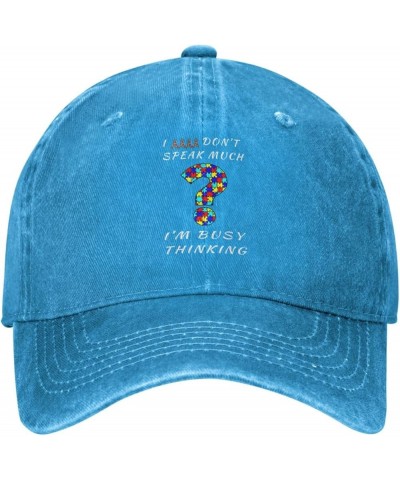 Autism Awareness Autistic Mental Health Support Baseball Cap Casquette Hat for Men Women Blue $9.28 Baseball Caps