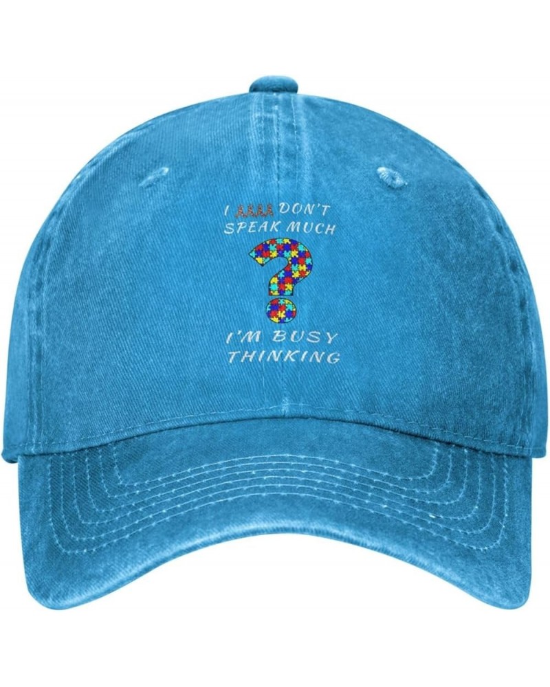 Autism Awareness Autistic Mental Health Support Baseball Cap Casquette Hat for Men Women Blue $9.28 Baseball Caps