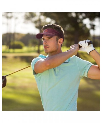 Handsome Daddy Sun Visor Hats for Women Men Sun Hat Vintage Golf Hat Adjustable Baseball Cap Red $11.39 Visors