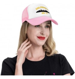 USS Piedmont AD 17 Flag-Trucker Hats Denim Hats Cowboy Knit hat Baseball Caps Fisherman's hat Pink $12.43 Baseball Caps